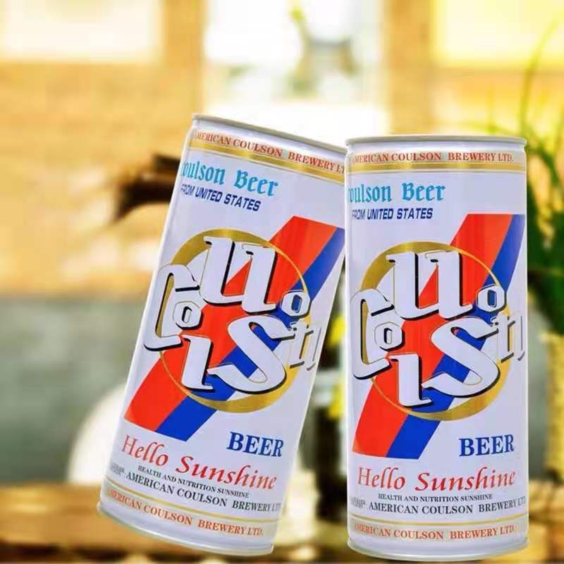 科尔森原浆白啤酒 12度 原浆白啤酒原浆黄啤酒950ml*6罐整箱纯酿啤 科