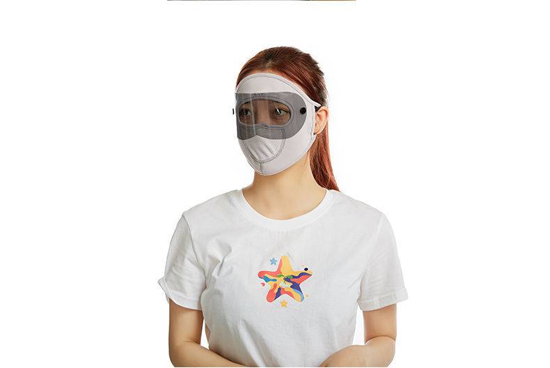 脸基尼游泳防晒脸基尼游泳夏季护脸罩骑行防晒口罩全脸冰丝面罩面纱