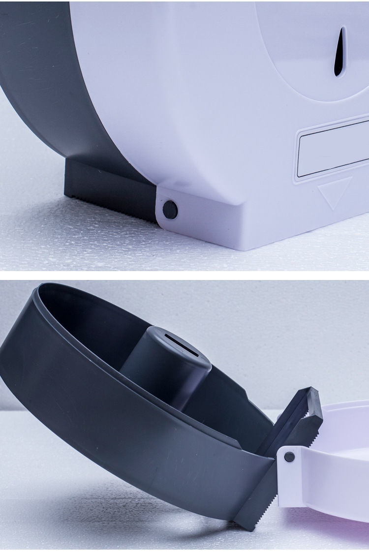 大卷纸盒康猫免打孔卫生间壁挂式大盘纸盒公共厕所卷纸筒厕纸盒纸巾盒