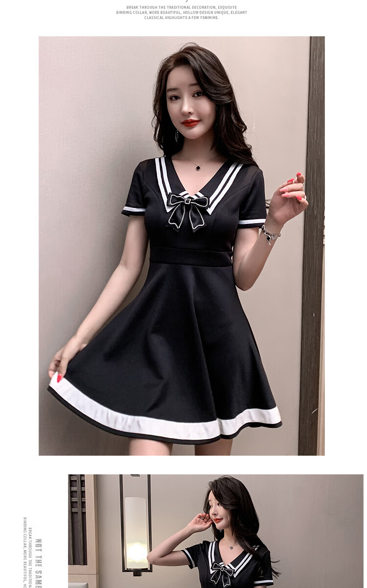 公主服ktv工作服上班衣服蹦迪女装足疗技师服连衣裙白色l