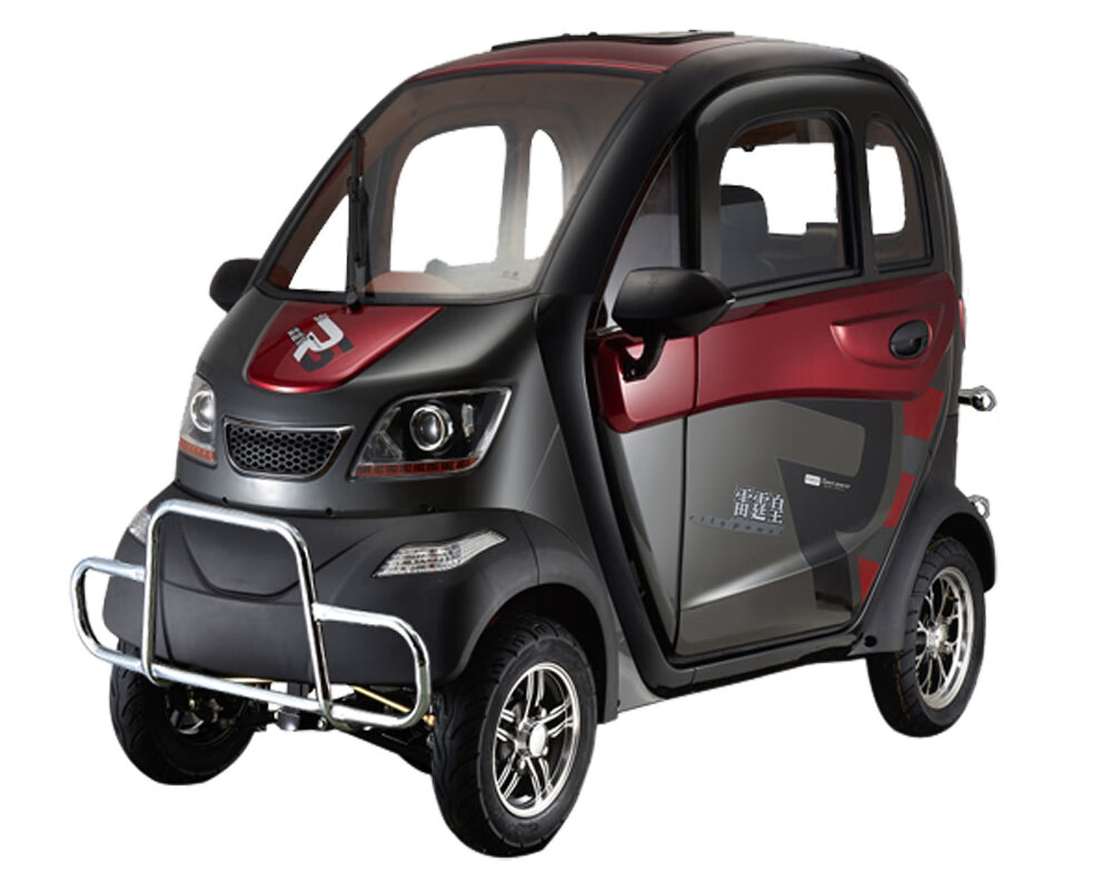 3用人雷霆皇全封闭式电动四轮车全封闭四轮车四轮电动车成人电动代步