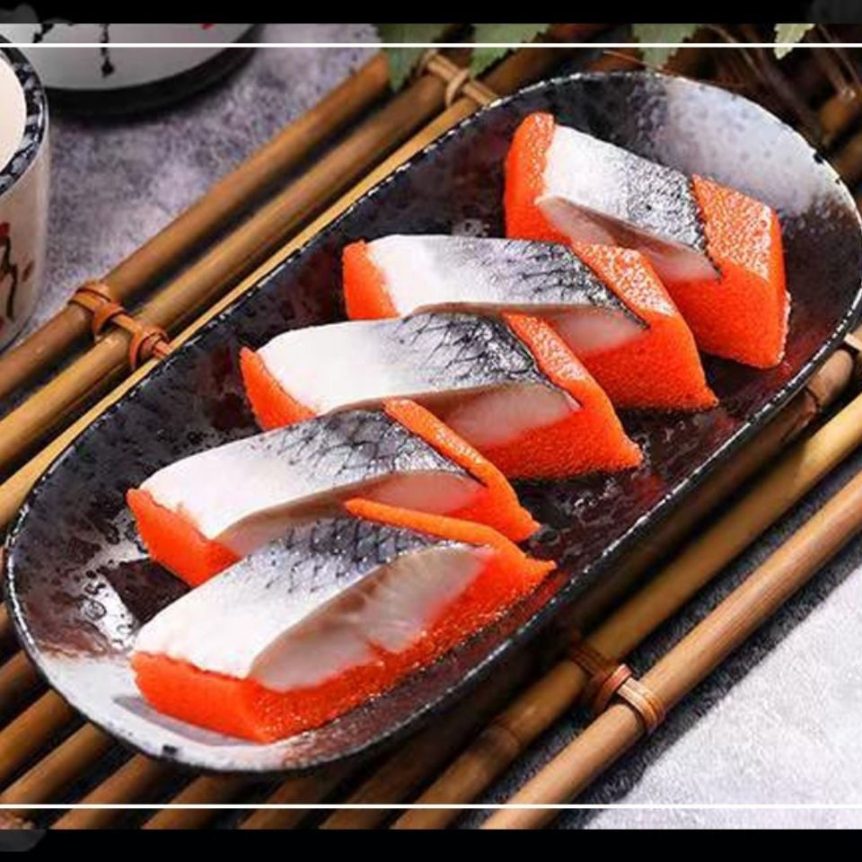 希鲮鱼籽西鳞鱼籽海鲜寿司刺身料理日式生鱼片原料大包装2红1黄