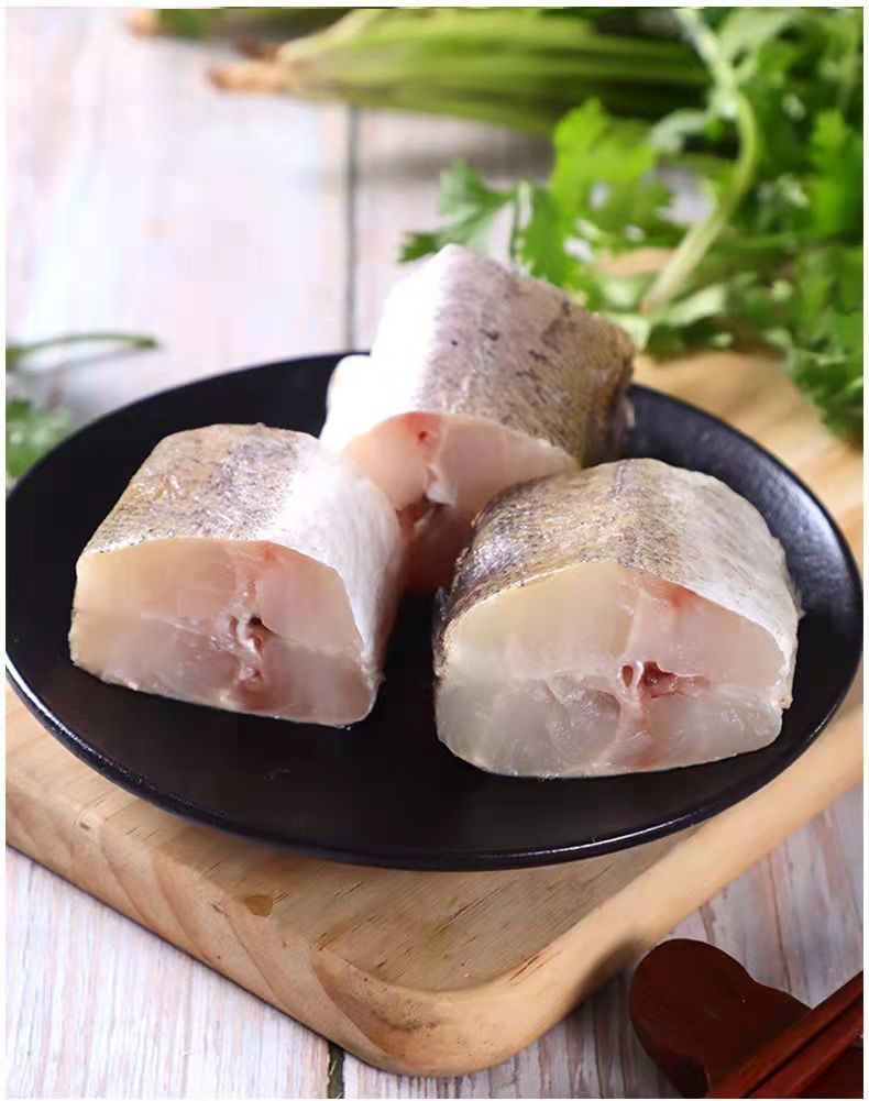无头鳕鱼新鲜明太鱼冷冻去头去内脏狭鳕鱼整条深海鳕鱼海鲜批发去头去