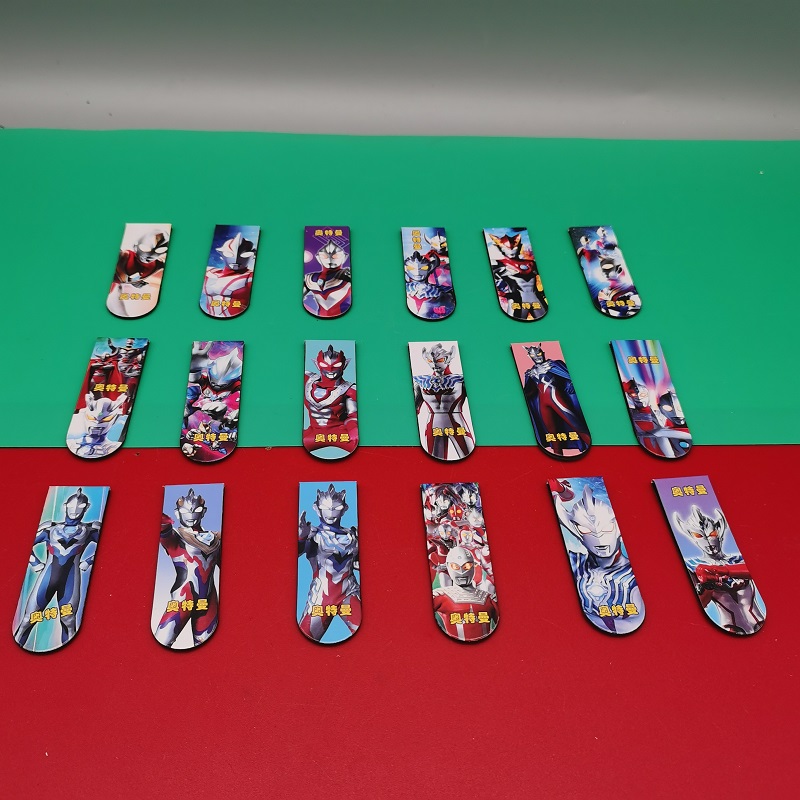 奥特曼精美磁性书签动漫儿童男生版学习日系简约设计创意套装分页签