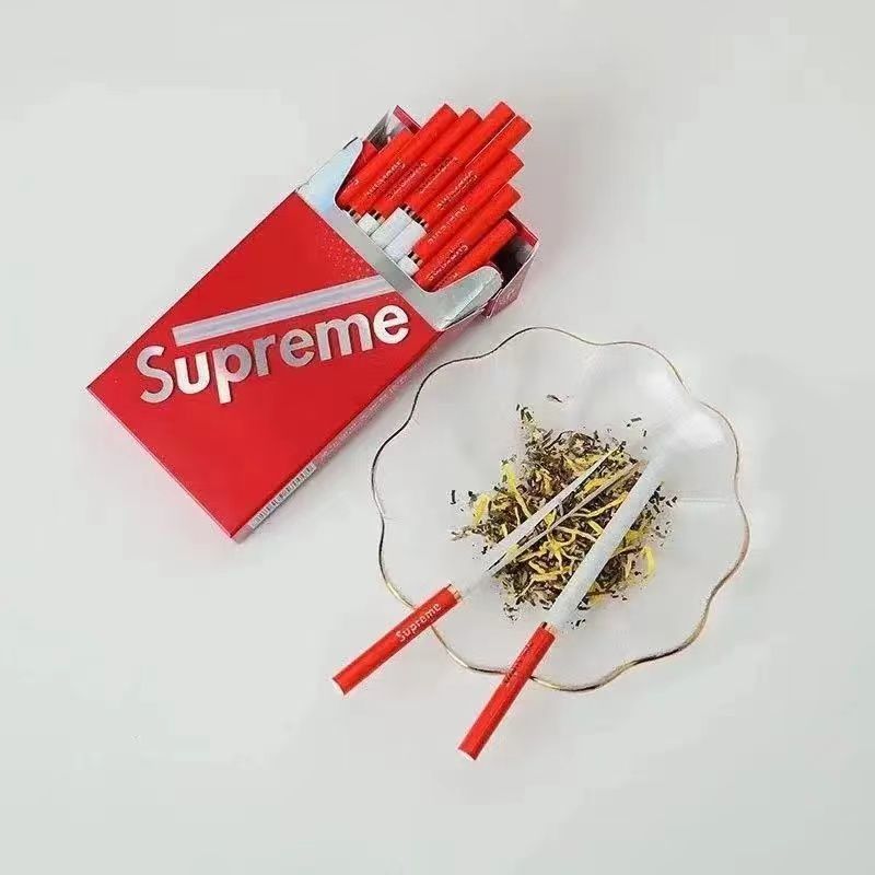 细支supreme水果味薄荷味茶烟男女替品细支以茶发两包红supreme超值款