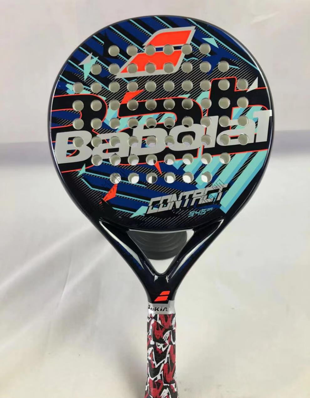 babolat百宝力板式网球沙滩笼式拍碳纤维男女 wilson板式球拍3k黑色