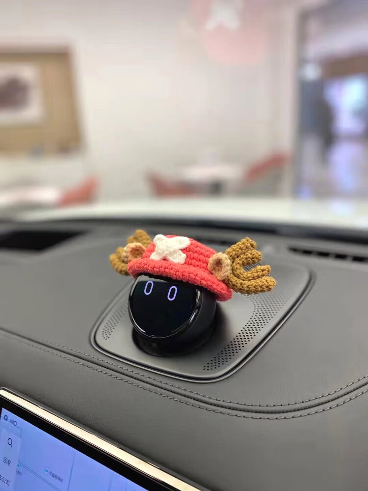 蔚来nomi帽子礼帽改装饰品手工定做制es8ec6全系配件机器人进宝帽