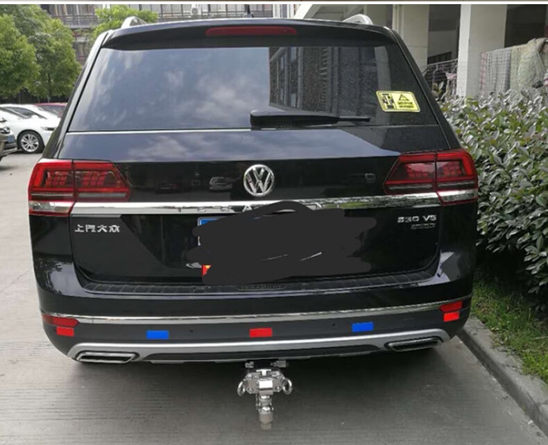 适用于大众途锐拖车钩途观l 途昂x迈腾b8 途安改装后拖车杠牵引勾拖挂