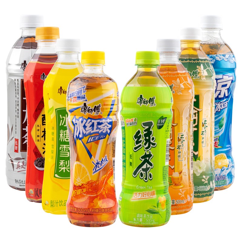 *15瓶整箱冰糖雪梨茉莉蜜茶绿茶水晶葡萄酸梅汤混合多口味饮品15瓶装
