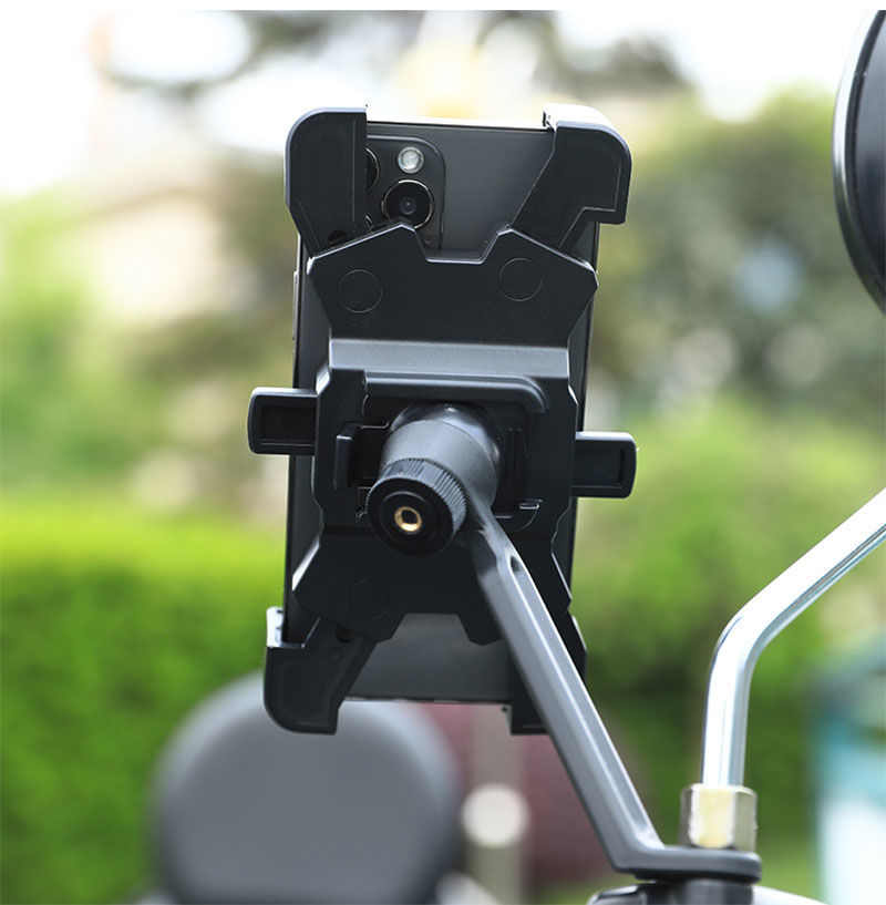 骑行导航支架2021新款外卖骑手自行车手机架导航支架电瓶防震车载摩托