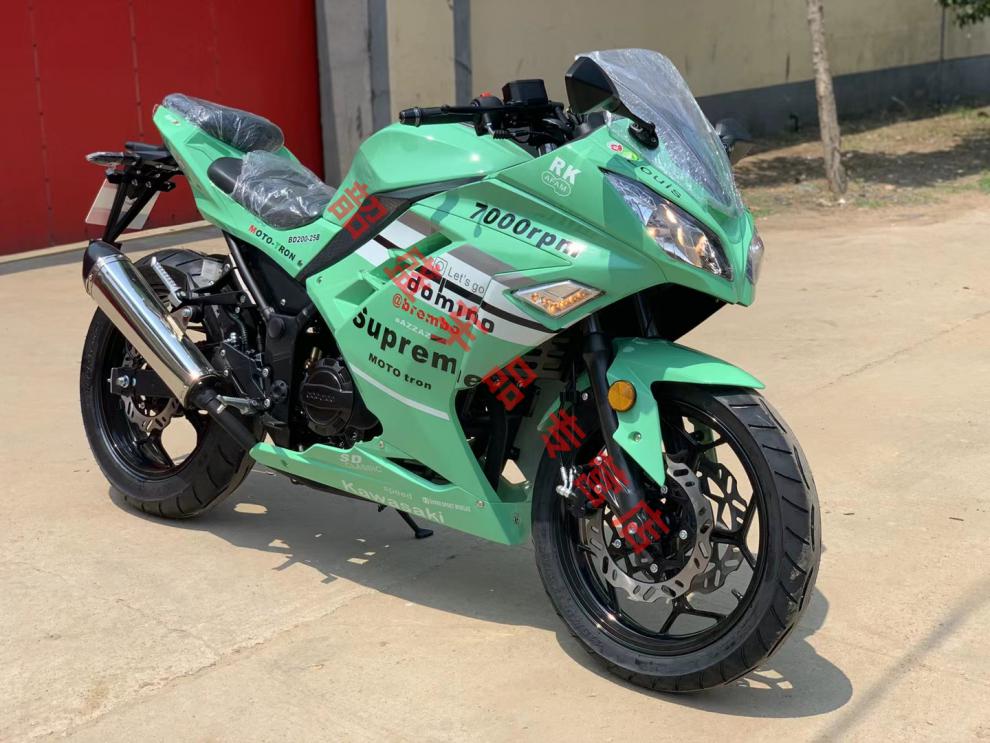 忍者200双缸跑车摩托车雅马哈r3地平线v6整车国产v6r3小全新国四200可