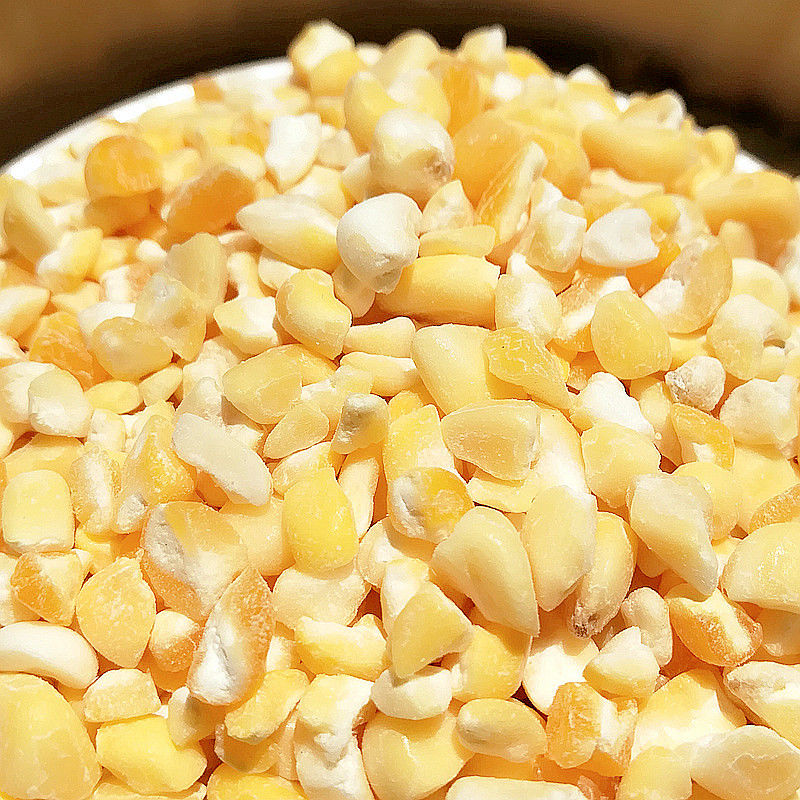 东北中粒粘大碴子农家糯玉米碴笨黏苞米渣去皮黄玉米碎煮大碴子粥中粒