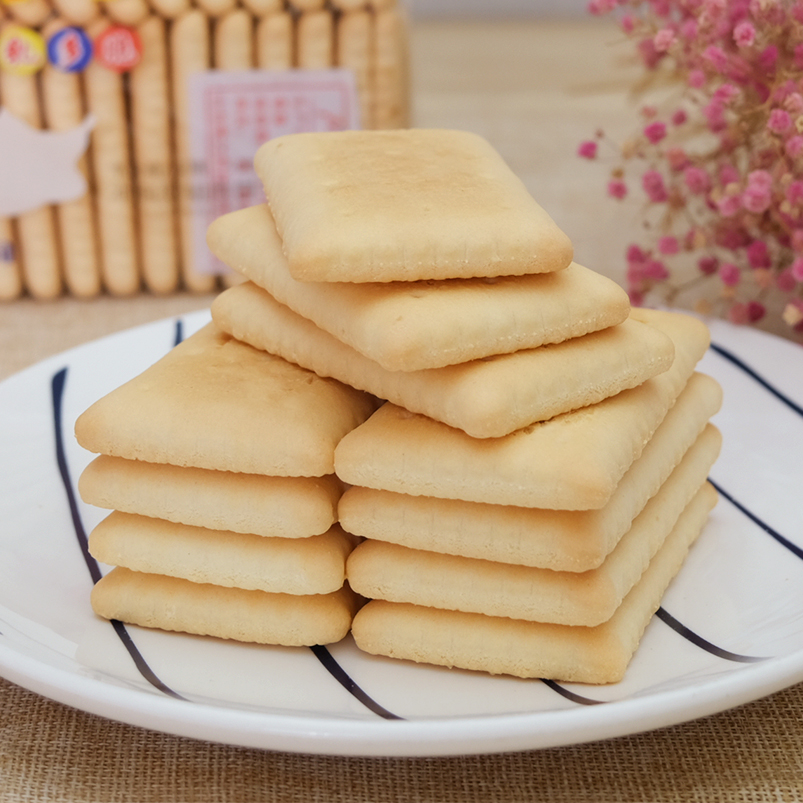 老式钙奶饼干韧性饼干80后怀旧零食老人特制牛奶早餐尝新1斤装