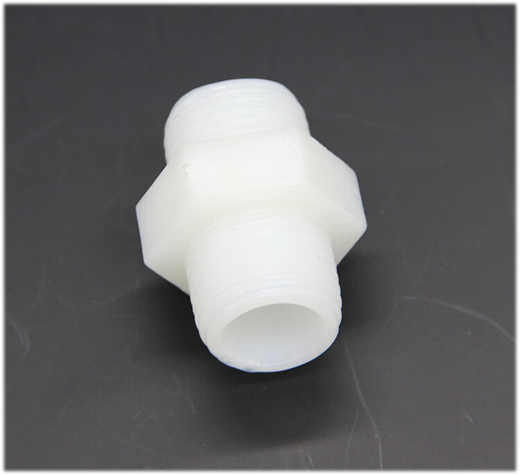 净水器m44高强度4分外牙尼龙塑料直接头四分对丝直通接头pom料【图片