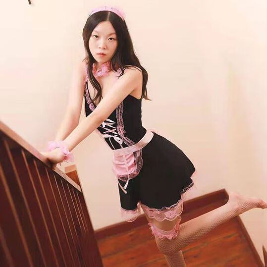 性感女仆套装清纯挑逗诱惑cos短裙免脱激情睡衣女开档情趣用品sm制服