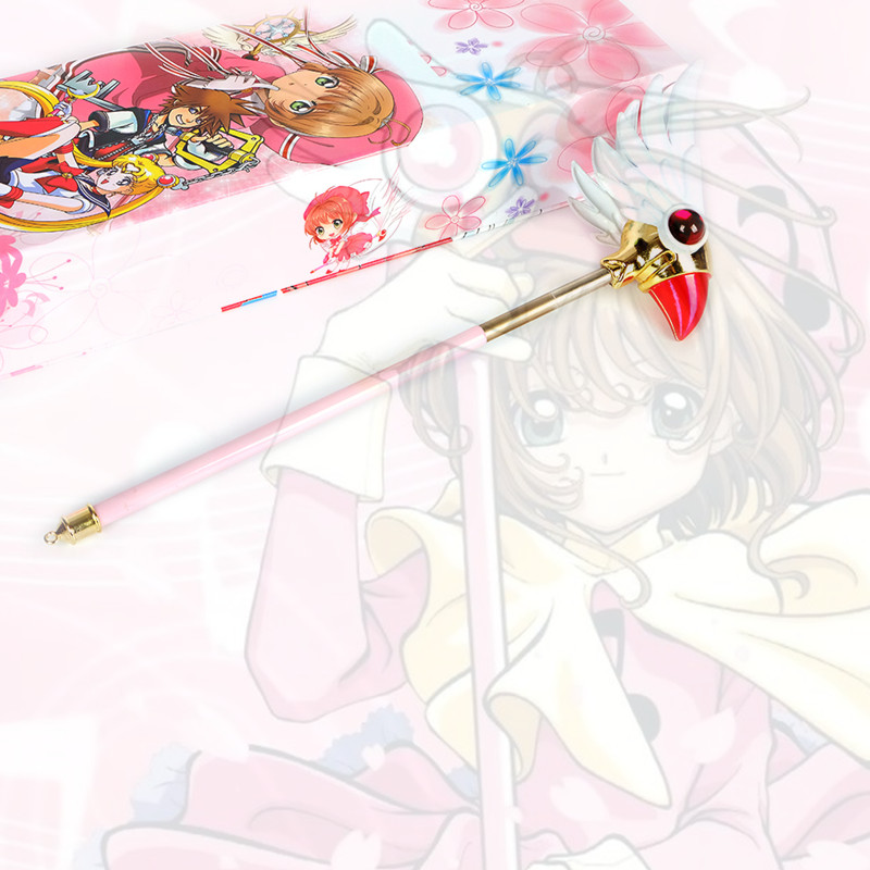 百变小樱魔法棒魔卡少女杖木之本樱cosplay鸟头星星 二代/红管 魔法