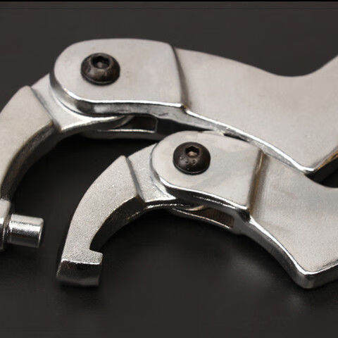 圆螺母扳手可调节钩型活动勾头扳手勾型多功能月牙扳手 月牙扳手115