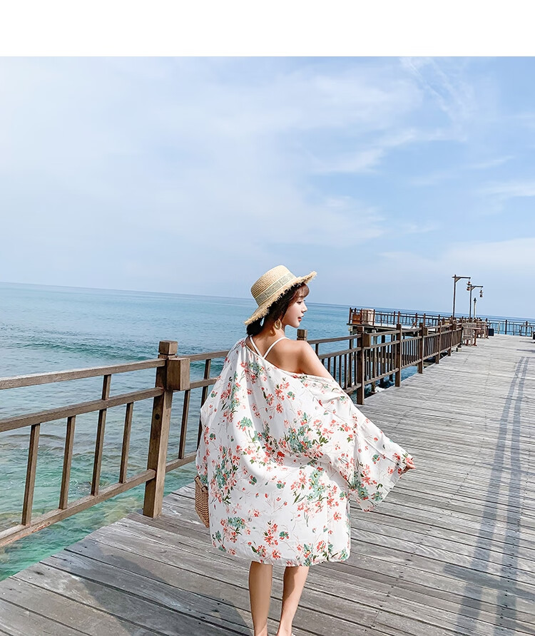 泳衣披纱可下水 游泳外披衣泳衣罩衫比基尼防晒海边披纱外搭可下水