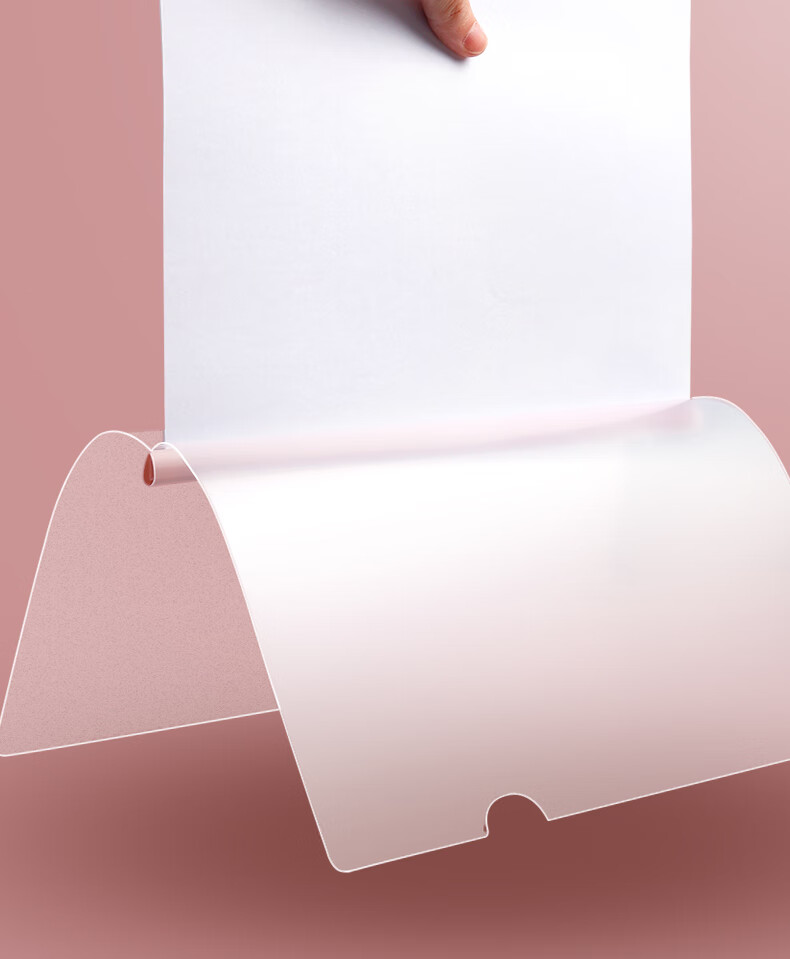 qukxf 20个a4文件夹透明页插页抽杆夹水滴夹拉杆夹竖版大容量内页活页