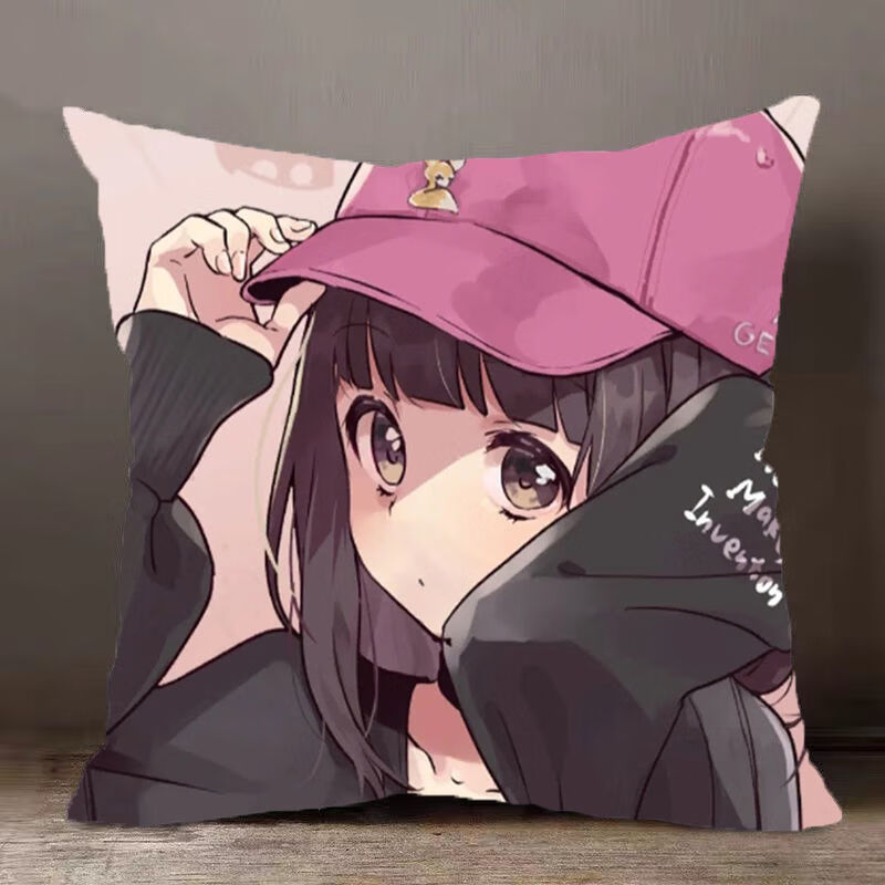 太美鑫 七濑抱枕胡桃周边定制枕头套menherachan动漫二次元靠垫可拆洗
