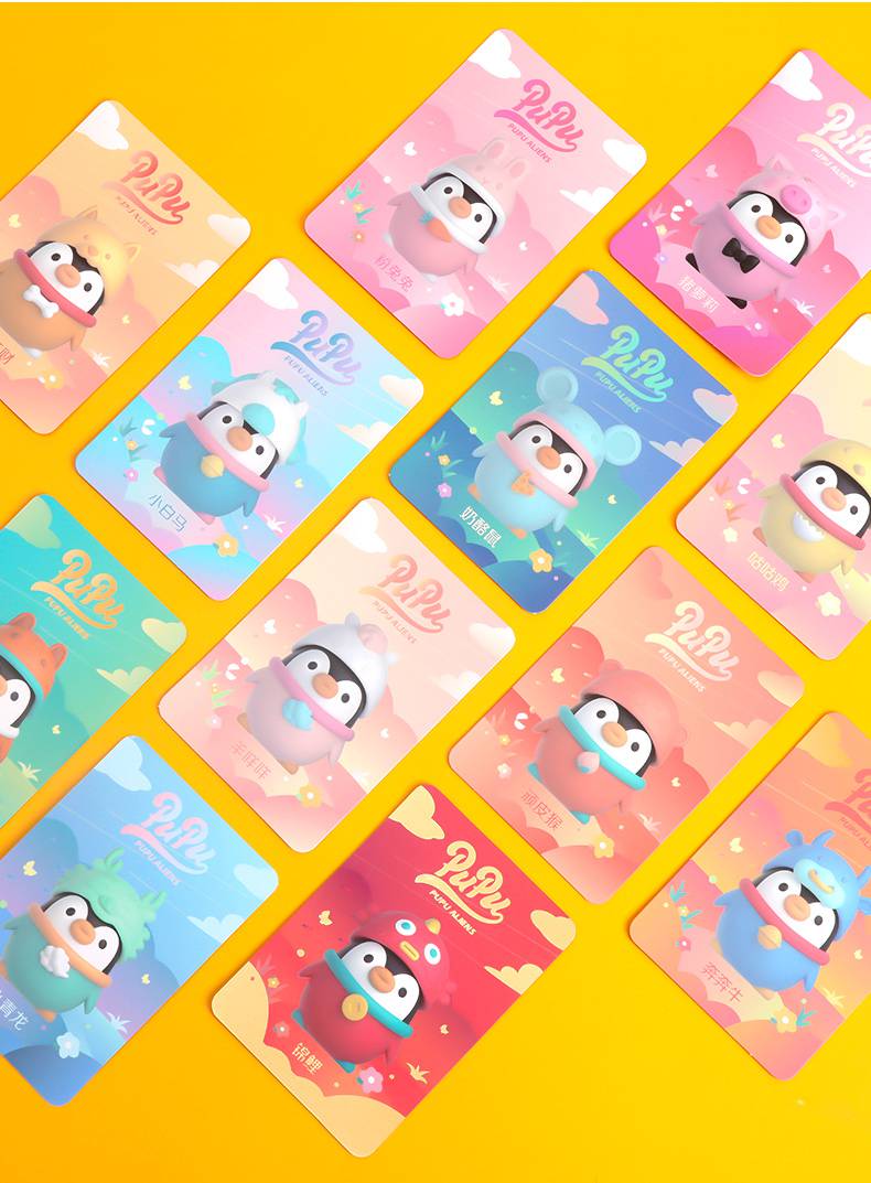 晨光(m&g)晨光pupu企鹅卡通限定盲盒公仔橡皮擦儿童小学生可爱圣诞