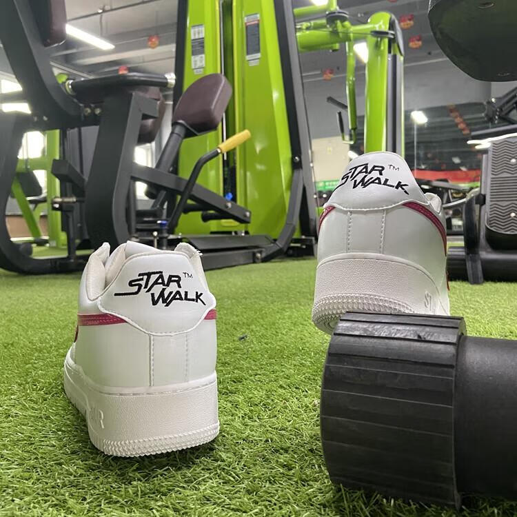 starwalk白豹纹鞋粉星流星鞋滑板鞋渡口capper同款休闲潮流板鞋 g家绿