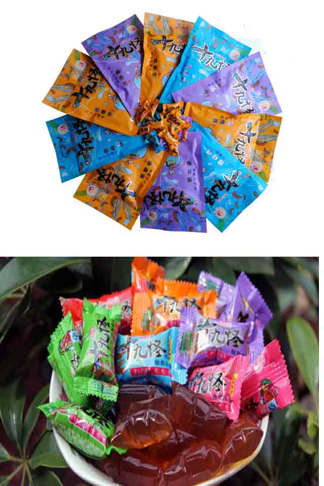 云南特产七彩春城19怪酸角果冻孕妇零食 酸角冻155克x11袋【图片 价格
