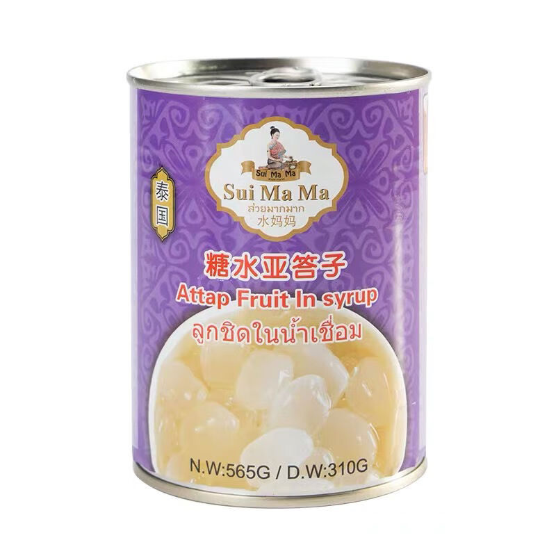 棕榈芯罐泰国水妈妈牌糖水亚答子罐头565g3罐亚达子亚答积棕榈果甜品
