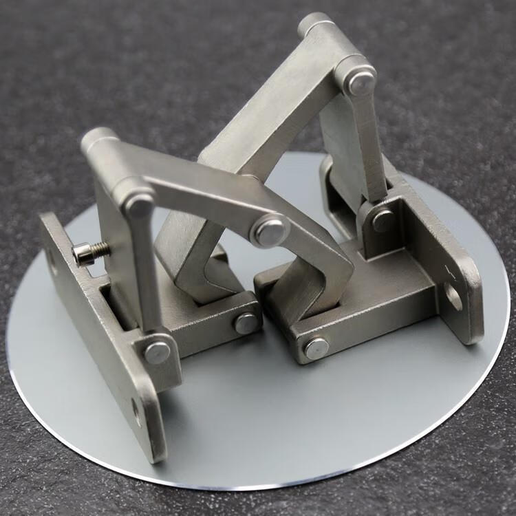 进口消防栓隐形门合页不锈钢石材管井门铰链暗藏二维可调重型门铰150