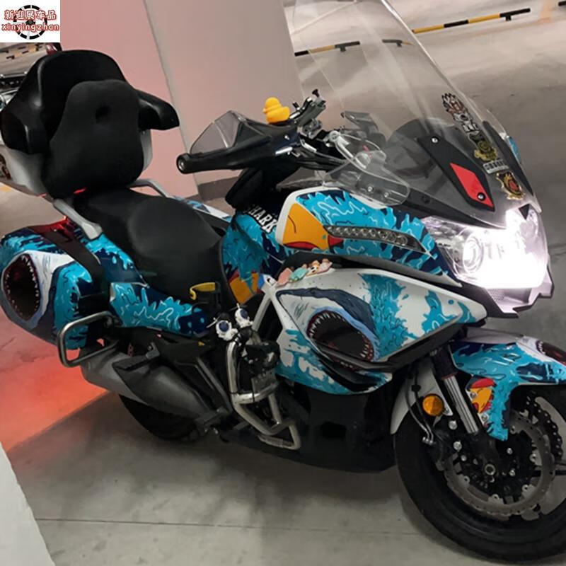 春风国宾650摩托车改装贴花防水反光全车身拉花个性创意贴膜贴纸70