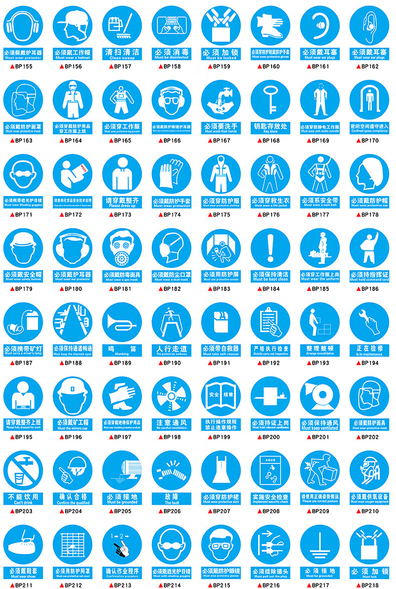 安全警告标识注意危险警示标志厕所卫生间路面地滑防滑墙贴标牌fa51