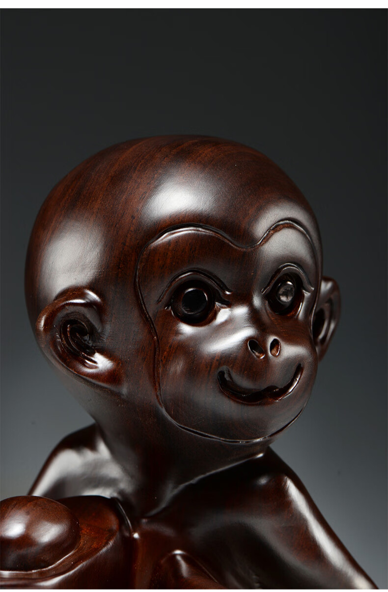 精雕猴子【高8cm】【图片 价格 品牌 报价】-京东