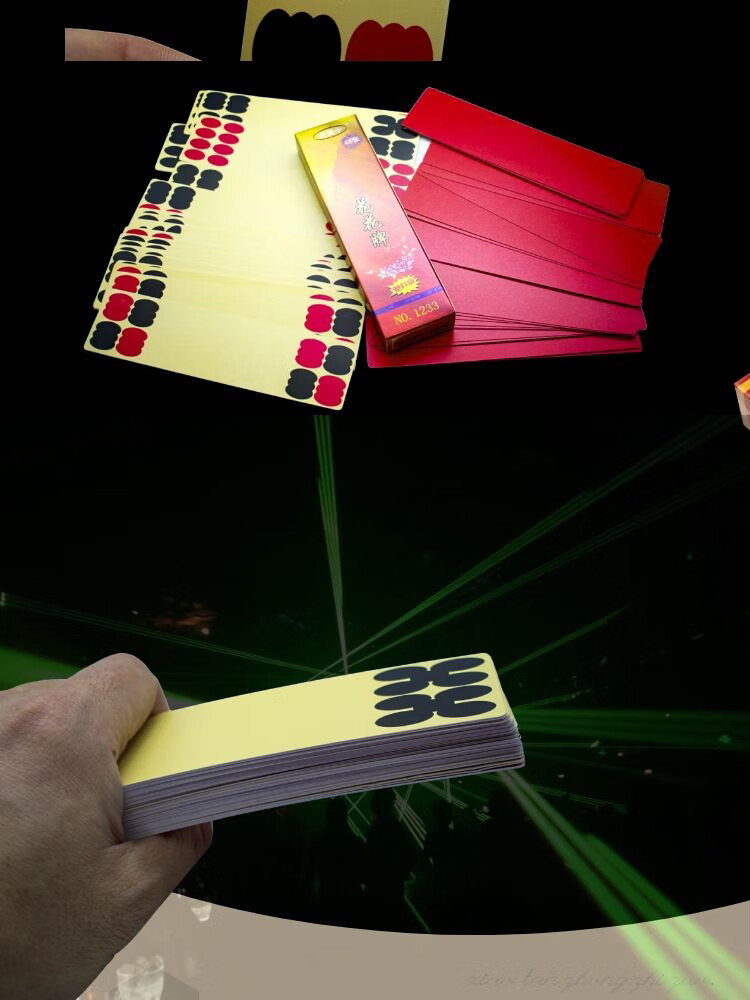 塑料花花牌陕西 塑料48张花花牌牛九牌掀牛牌pvc加