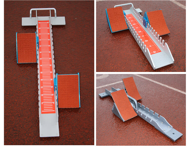 洵沫铝合金多功能塑胶跑道起跑器田径短跑步比赛训练专用调节助跑器