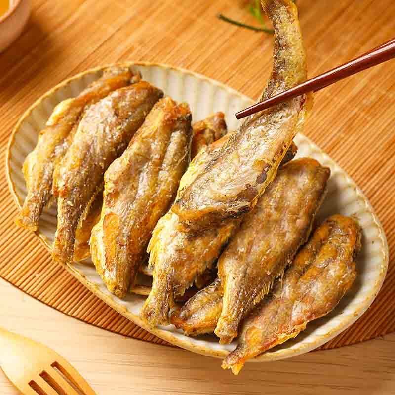 香酥小黄鱼酥脆黄鱼酥批发小鱼仔鱼干海味零食即食黄花鱼休闲零食原味