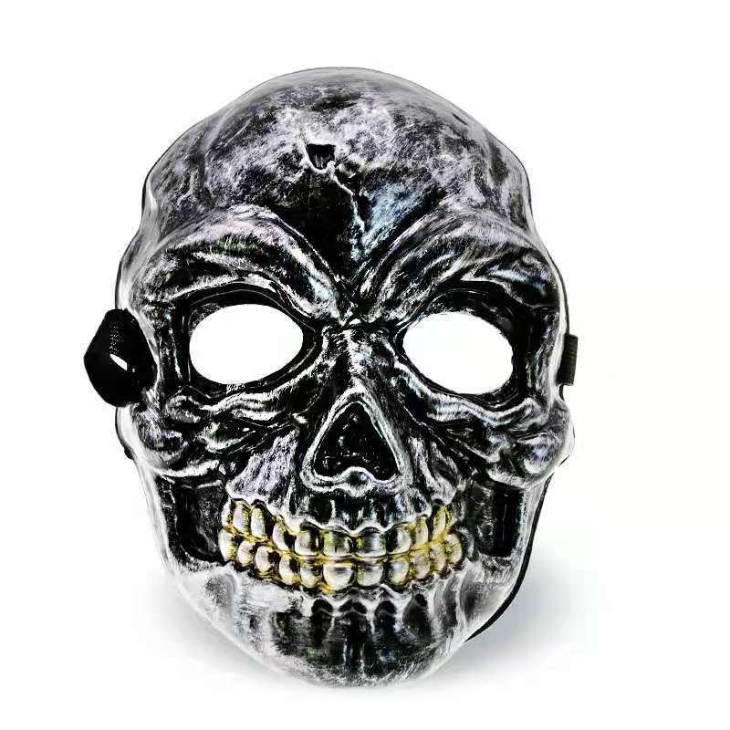 【现货直发】圣节小丑全脸半脸吓人恐怖面具男女半脸霸气恐怖逼真网红