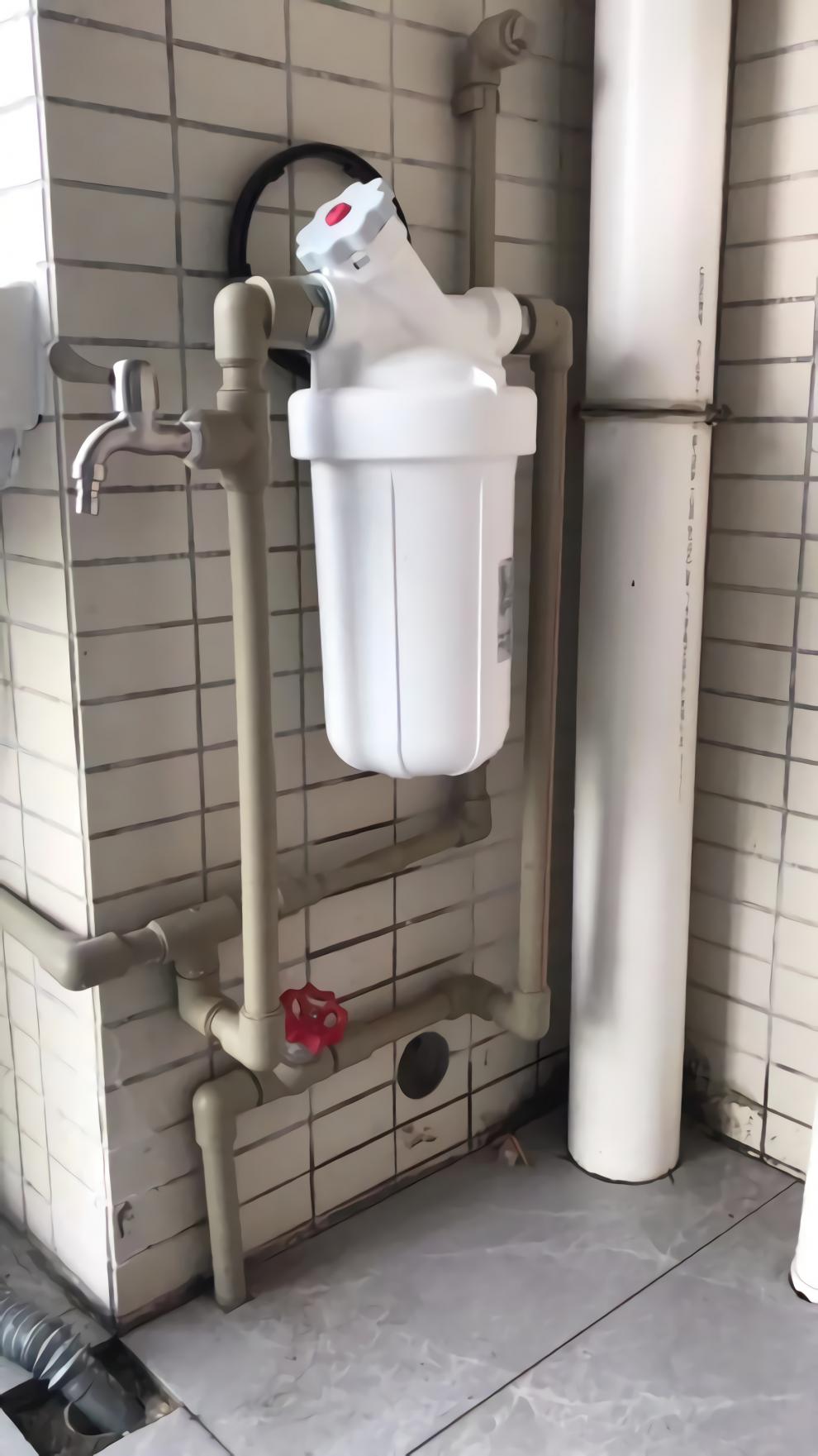 大白瓶pp棉前置过滤器滨特尔ge牌10寸大蓝胖瓶白瓶前置全屋净水器过滤