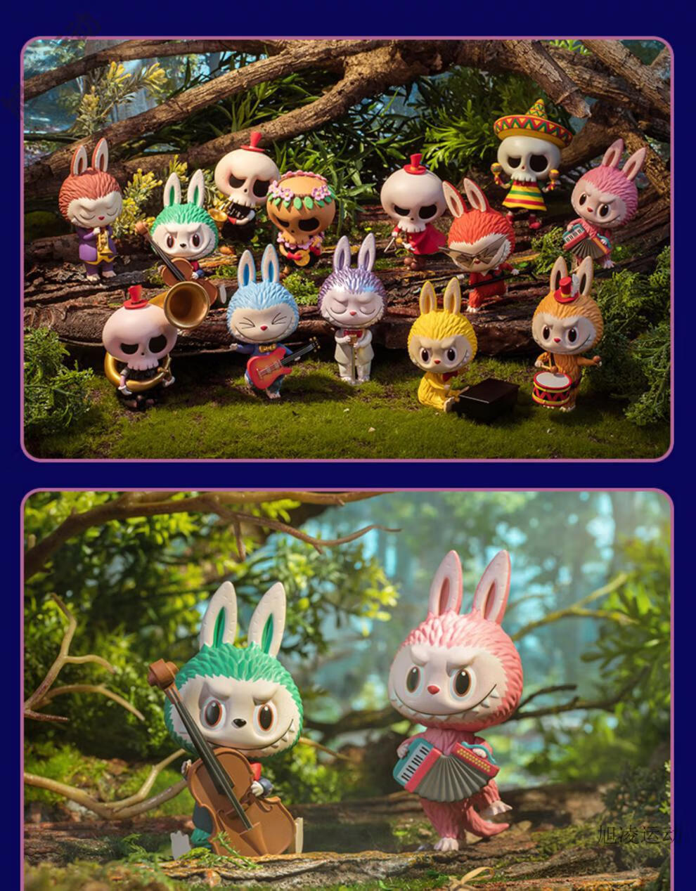 便宜盲盒手办拉布布labubu森林音乐会盲盒男生男孩版便宜 钢琴(确认款