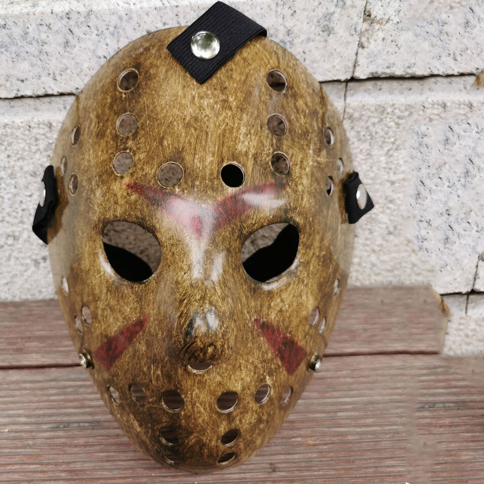 杰森面具 万圣节舞会成人儿童杰森面具带血道具刀jason mask with