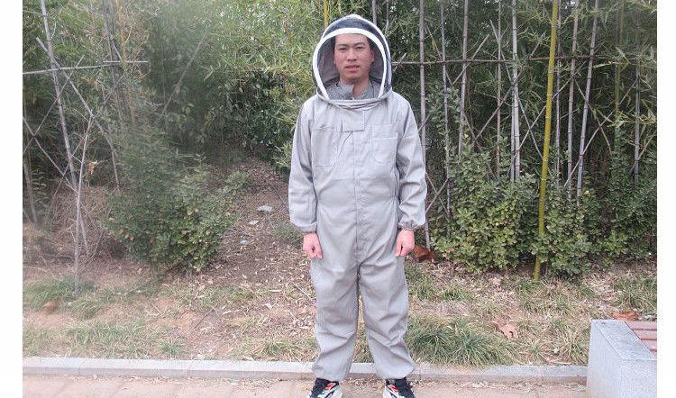 防蜂服连体加厚透气太空服养蜂专用养蜂服加羊皮手套全套蜂衣boussac