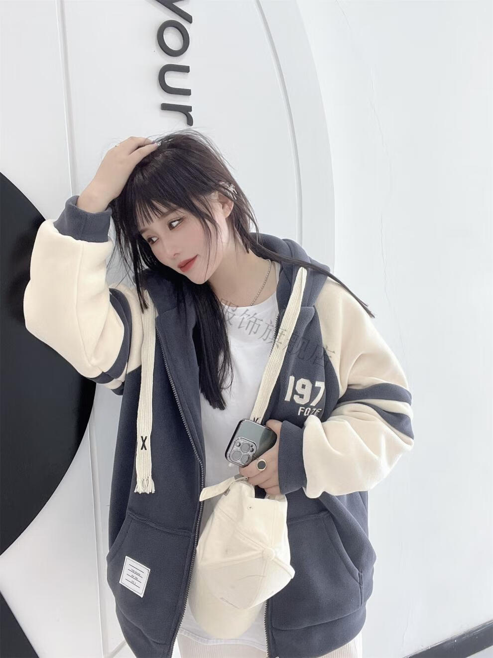 【抖音同款】朵儿女装穿搭冬季奥粒绒加厚棉服外套女大衣时尚百搭冬季