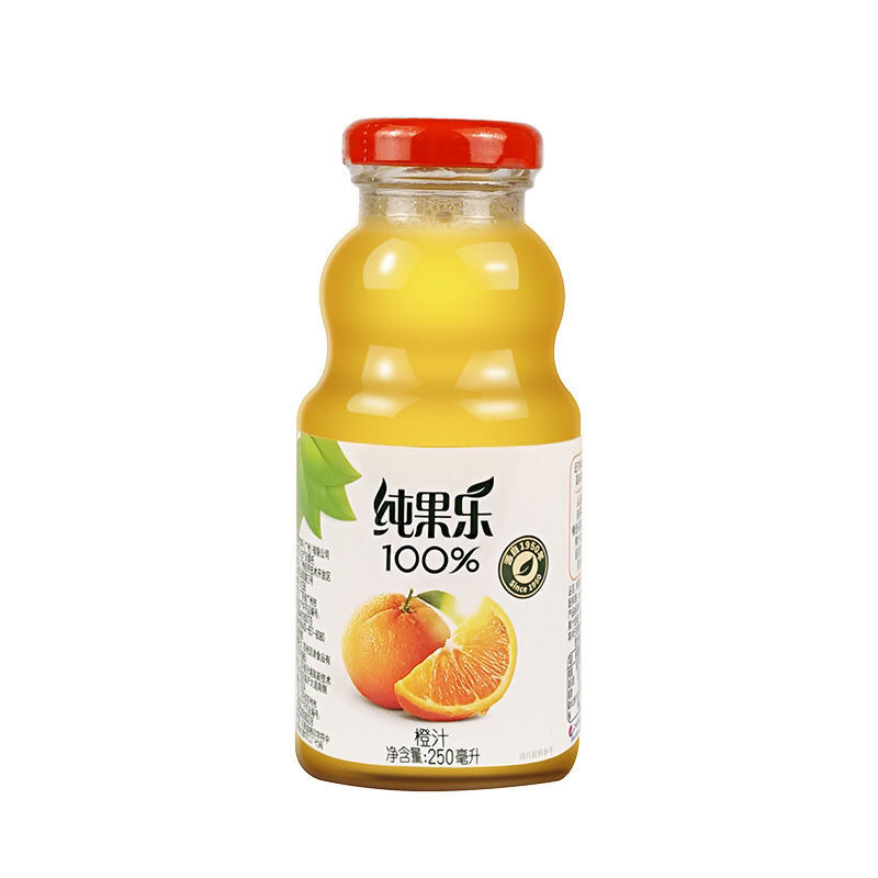 纯果乐100250ml6瓶装纯果乐纯果汁橙汁苹果汁葡萄汁