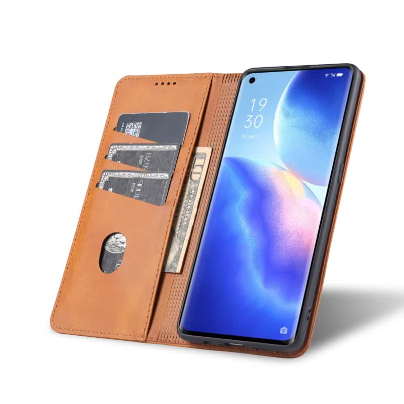 美壳壳opporeno5k手机壳oppo5k保护套opporeno5翻盖皮套reno5全包oppo