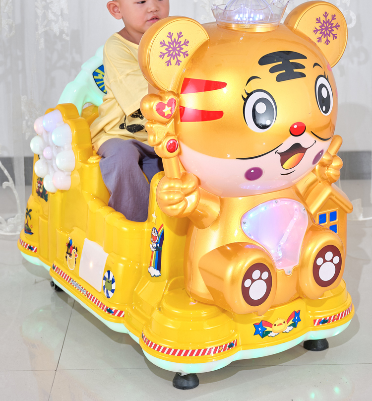 萌虎摇摆乐厂家直销2022新款儿童电动投币摇摇车市门口商用俏皮虎瑶瑶