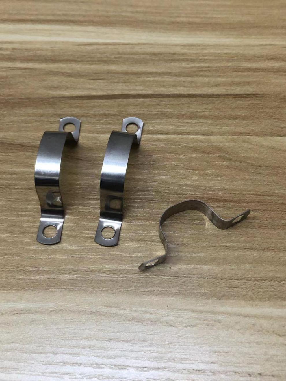 不锈钢半边码管箍110半圆型卡子不锈钢半边码水管4分6分1寸管卡50mm15