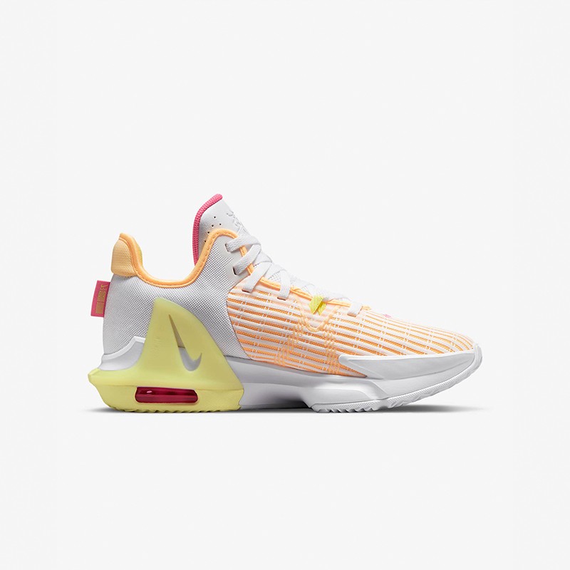 nike耐克詹姆斯lebronwitness6ep实战场上篮球运动鞋dc8994101橙白黄k