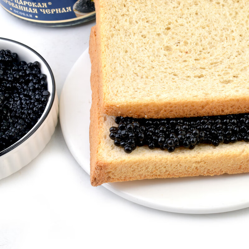 酱罐头大马哈鱼红籽酱西餐料理寿司沙拉 1瓶红鱼子酱罐头220克【图片