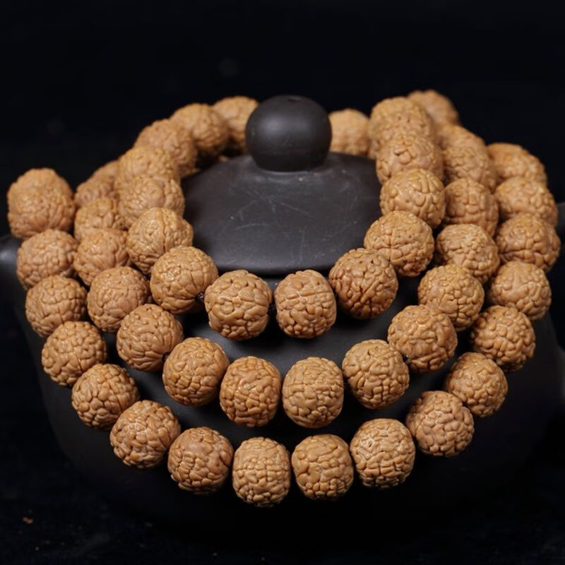 金刚菩提子手串5瓣108颗龙鳞纹男女士手串手链念珠类别:手串串珠颗数