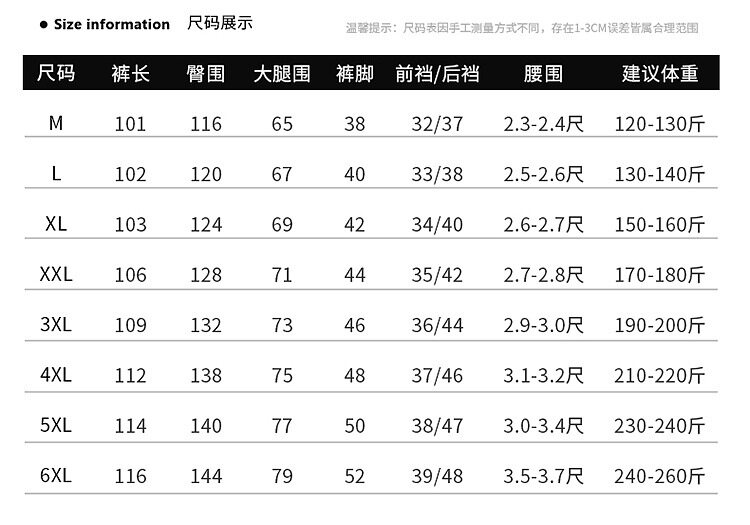 男士休闲裤加肥加大工装裤夏季新款薄款松紧特大腰围黑色肥佬宽松特大码松紧腰围肥佬裤 黑色 M详情图片8