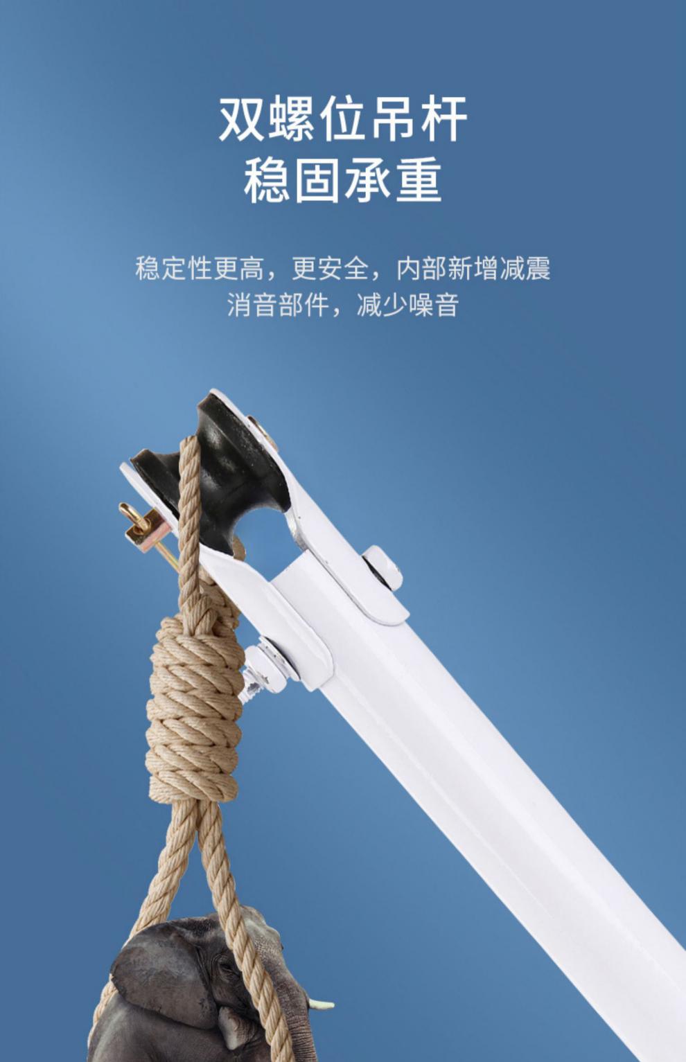 【官方品质】飞鹿吊扇风扇家用静音客厅餐厅大风力老式工业三叶吊式电